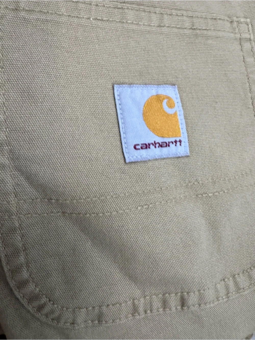 Carhartt Kids Size 16 Brown Loose Fit Utility Bootcut Work Pants NWT Beige NEW